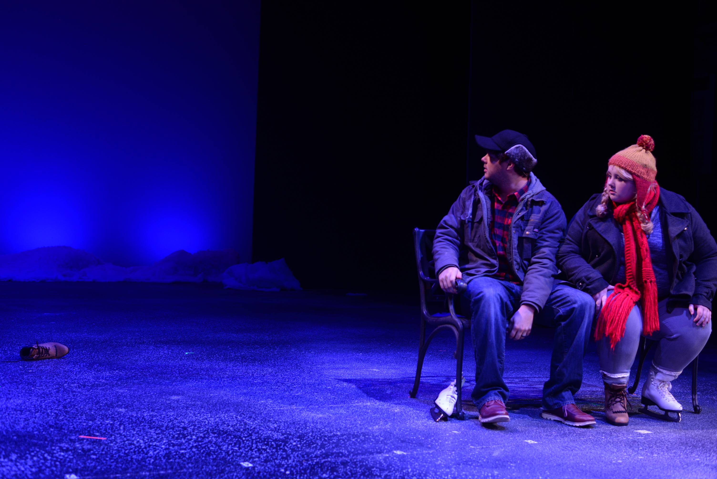 Almost, Maine
Chipola College, Marianna, Florida
Playwright - John Cariani
Director - Charles Sirmon
Scenic/Lighting Design - Constance R Smith
Costume Design - Zac West
Technical Direction - Constance R Smith
Photos - Joseph Daniel Williams