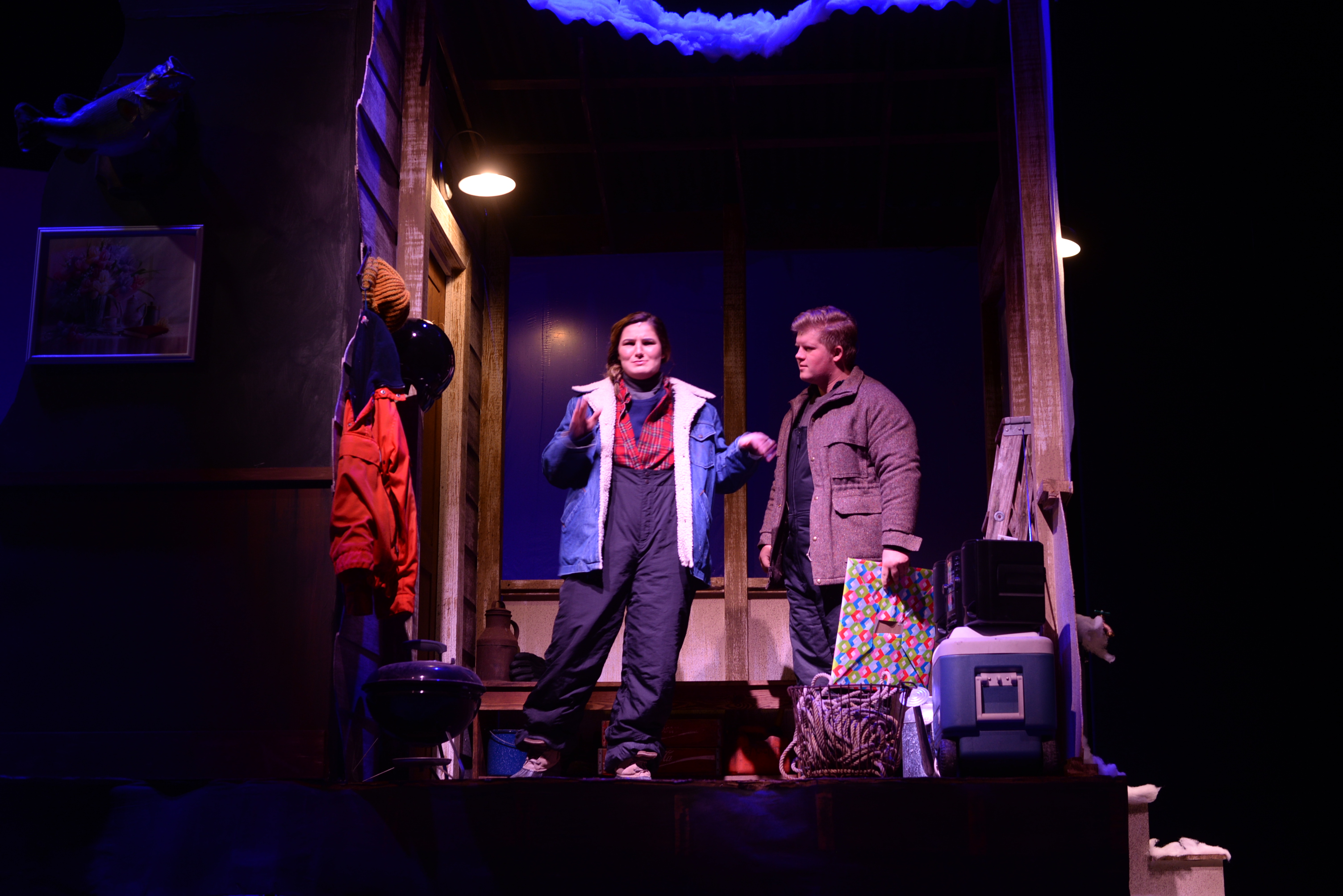Almost, Maine
Chipola College, Marianna, Florida
Playwright - John Cariani
Director - Charles Sirmon
Scenic/Lighting Design - Constance R Smith
Costume Design - Zac West
Technical Direction - Constance R Smith
Photos - Joseph Daniel Williams
